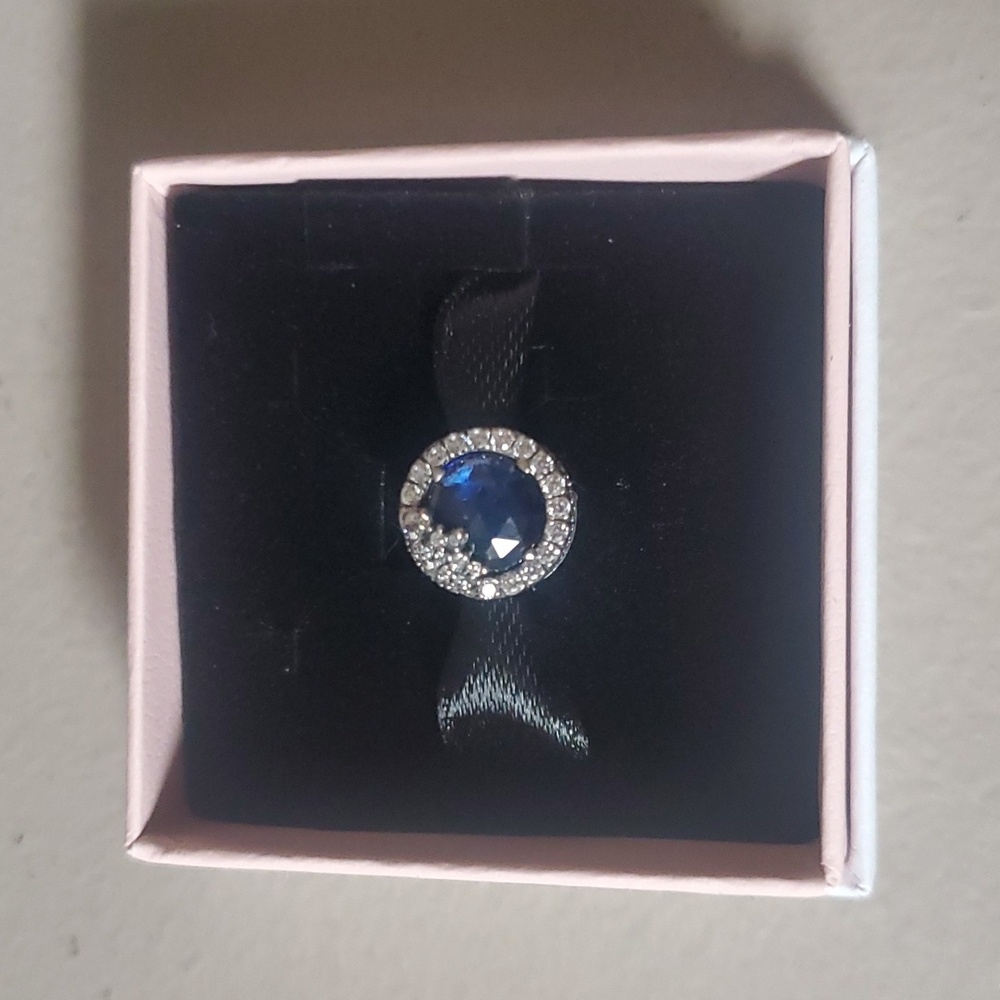 Blue Pandora Diamond Snowflake Charm
